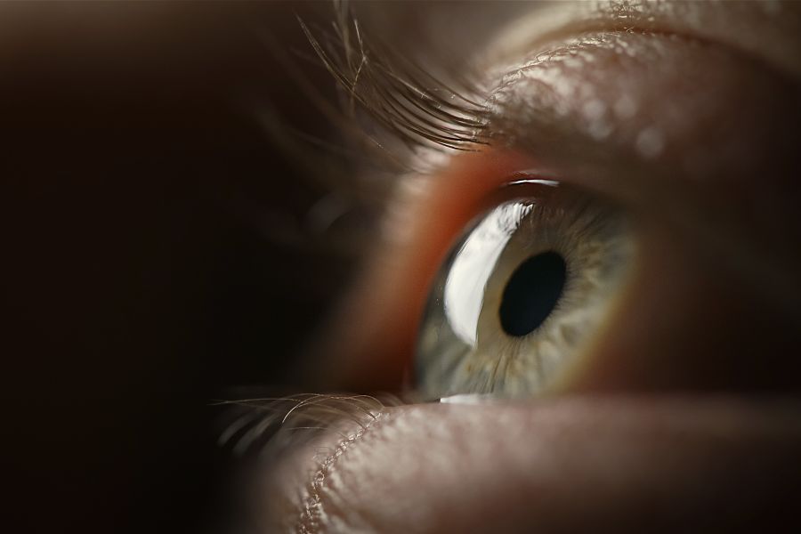 A,Detailed,Close-up,Of,A,Human,Eye,Shows,Intricate,Patterns